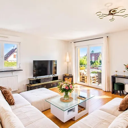 Appartement Euro Basel Airport Appartment, 5 Pers, With Terrace, Free Parking,